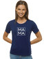 Naisten tummansininen T-paita MAMA hinta ja tiedot | Naisten T-paidat | hobbyhall.fi