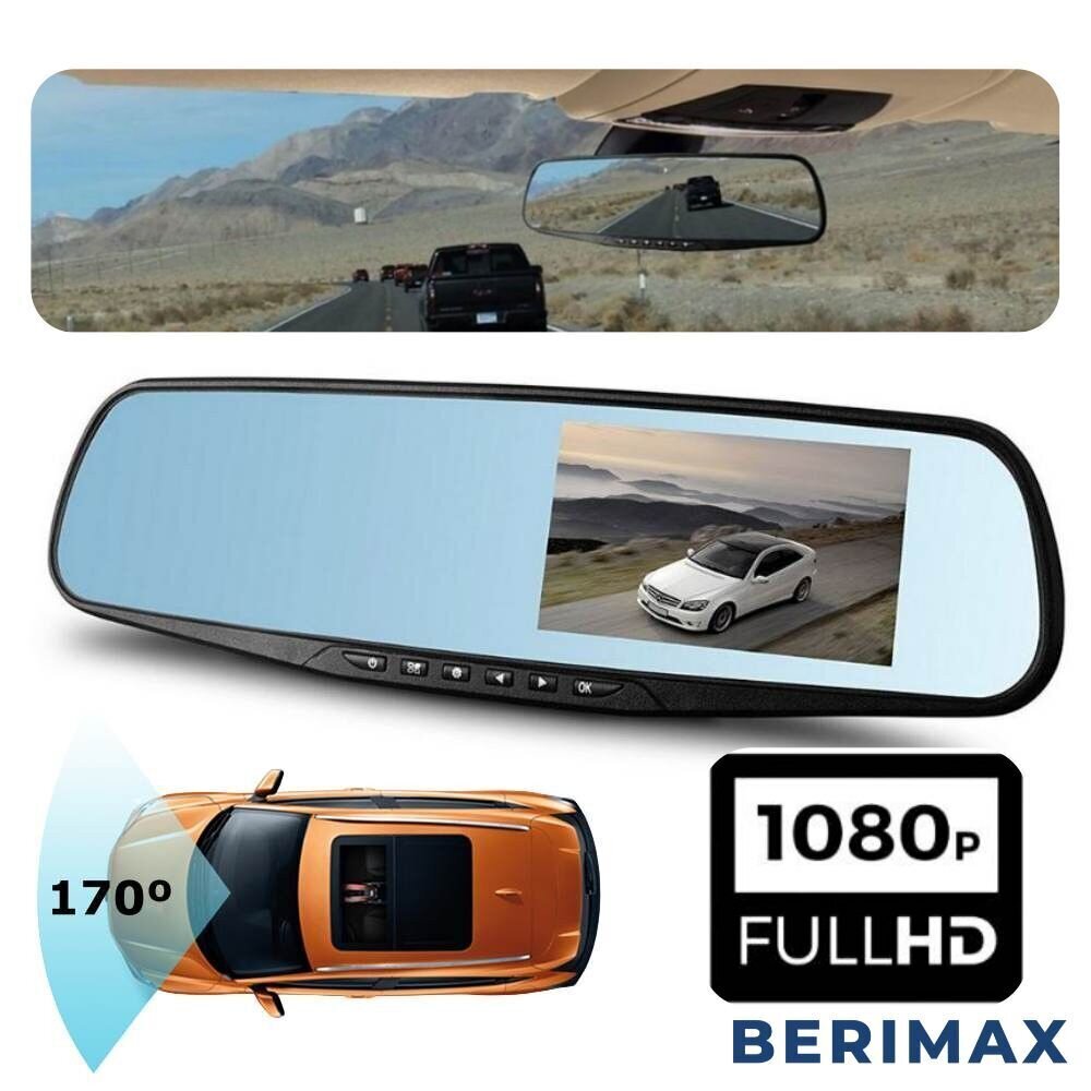 Peili DVR M52K BERIMAX BRM_0201052K BRM_0201052K hinta ja tiedot | Autokamerat | hobbyhall.fi