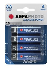 AgfaPhoto Alkaline Power Cells AA, LR6, 4 kpl hinta ja tiedot | AgfaPhoto Kodin remontointi | hobbyhall.fi
