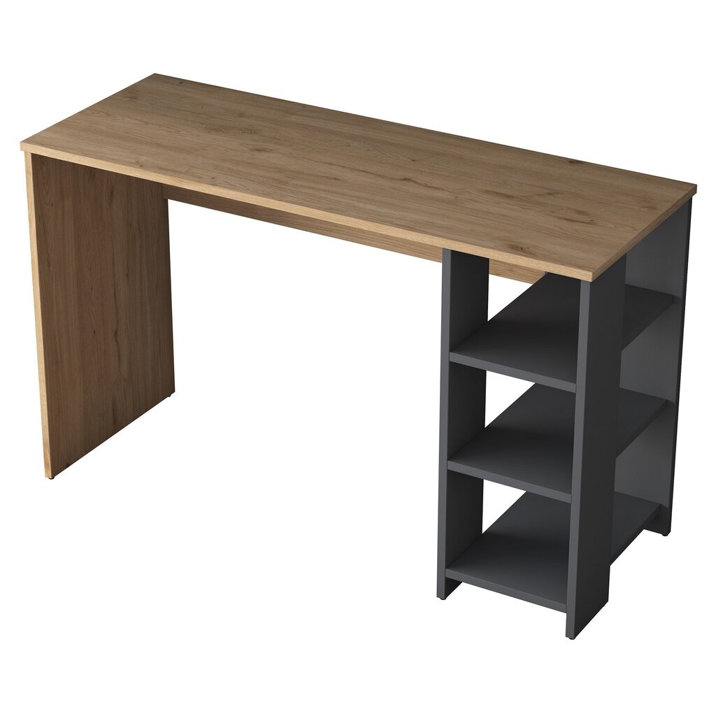 Asir kirjoituspöytä, 120x73,8x45cm, musta/beige hinta ja tiedot | Tietokonepöydät ja työpöydät | hobbyhall.fi