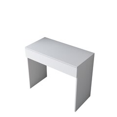 Pukeutumispöytä Asir, 90x76,8x45cm, valkoinen hinta ja tiedot | Peilipöydät | hobbyhall.fi