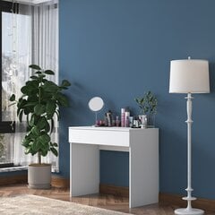 Pukeutumispöytä Asir, 90x76,8x45cm, valkoinen hinta ja tiedot | Peilipöydät | hobbyhall.fi