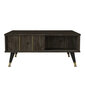 Sohvapöytä Asir, 90x40x60cm, ruskea/kultainen hinta ja tiedot | Sohvapöydät | hobbyhall.fi