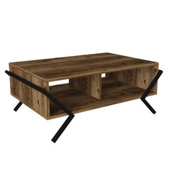Sohvapöytä Asir, 90x38x60cm, ruskea hinta ja tiedot | Sohvapöydät | hobbyhall.fi