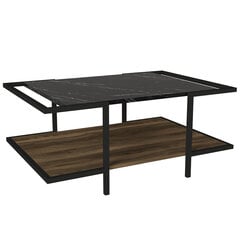 Sohvapöytä Asir, 94x40x64cm, musta/ruskea hinta ja tiedot | Sohvapöydät | hobbyhall.fi