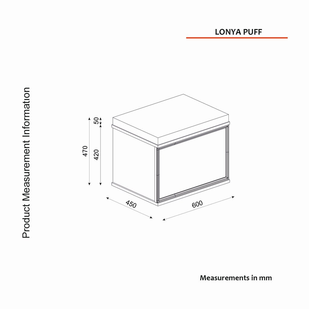 Tumba Asir, 60x47x45cm, valkoinen/ruskea hinta ja tiedot | Säkkituolit, rahit ja penkit | hobbyhall.fi