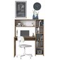 Työpöytä Asir, 113,2x141,8x40cm, beige hinta ja tiedot | Tietokonepöydät ja työpöydät | hobbyhall.fi