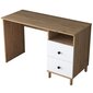 Työpöytä Asir, 120x73,8x50cm, beige/valkoinen hinta ja tiedot | Tietokonepöydät ja työpöydät | hobbyhall.fi