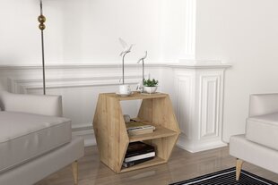 Sivupöytä Asir, 42,6x52,5x30cm, beige hinta ja tiedot | Sohvapöydät | hobbyhall.fi