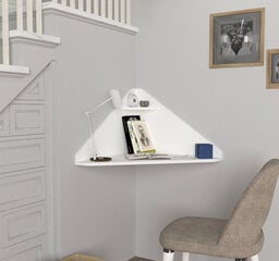 Työpöytä Asir, 63,7x45x63,7cm, valkoinen hinta ja tiedot | Tietokonepöydät ja työpöydät | hobbyhall.fi
