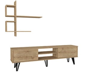 TV-yksikkö Asir, 180x51x35cm, 90x84ž,6x22cm, beige hinta ja tiedot | TV-tasot | hobbyhall.fi