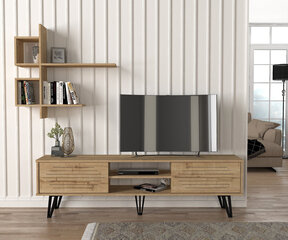 TV-yksikkö Asir, 180x51x35cm, 90x84ž,6x22cm, beige hinta ja tiedot | TV-tasot | hobbyhall.fi