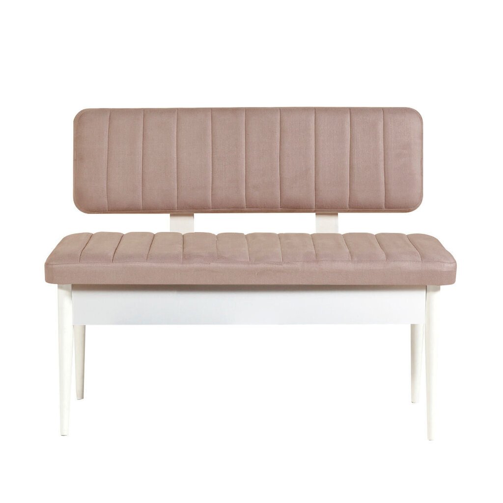 Vaaleanpunainen Asir, 110x85x40cm, valkoinen/vaaleanpunainen hinta ja tiedot | Ruokapöydän tuolit | hobbyhall.fi