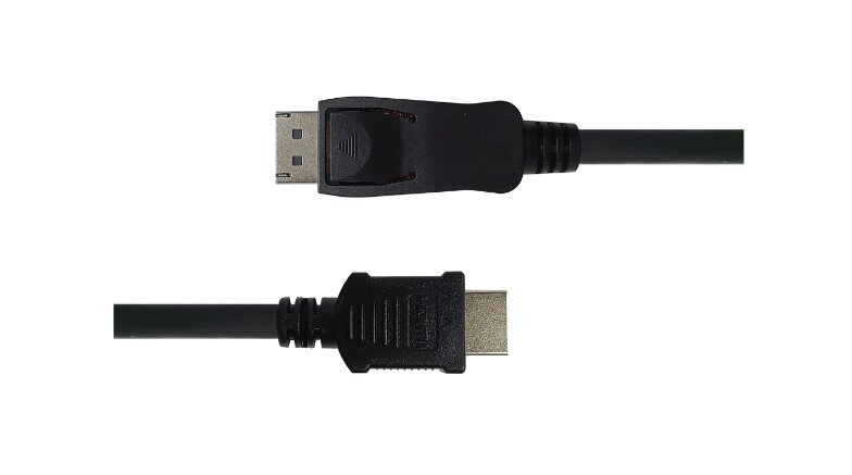 Deltaco, Hdmi, DisplayPort, 3m hinta ja tiedot | Kaapelit ja adapterit | hobbyhall.fi