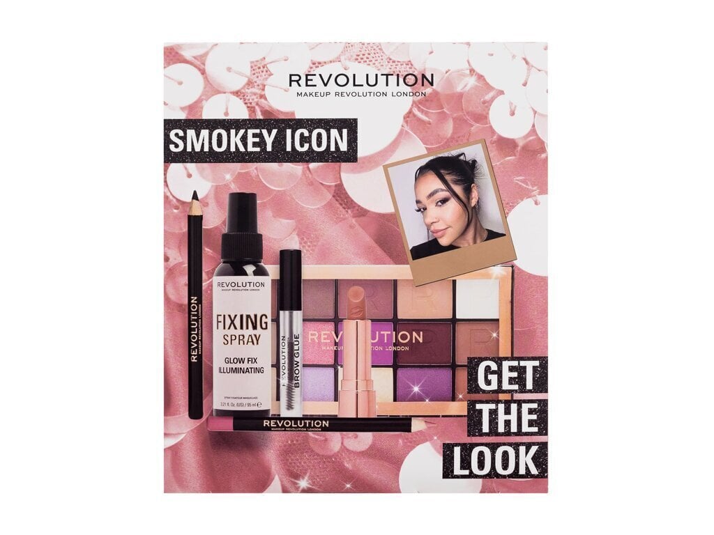 Setti Makeup Revolution Get The Look Gift Set Smokey Icon hinta ja tiedot | Silmämeikit | hobbyhall.fi