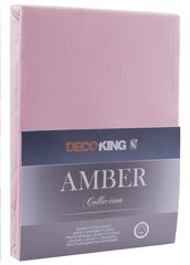 Decoking Amber -muotoonommeltu lakana, v.violetti 160 x 200 hinta ja tiedot | DecoKing Koti ja keittiö | hobbyhall.fi