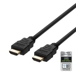 HDMI-kaapeli Deltaco, 5 m hinta ja tiedot | Kaapelit ja adapterit | hobbyhall.fi