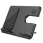 HOCO langaton laturi 3in1 15W tuki Samsung Kellon lataus Geek Folding CQ2 musta hinta ja tiedot | Puhelimen laturit | hobbyhall.fi