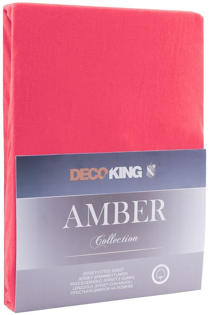 Decoking Amber -muotoonommeltu lakana, vadelman punainen hinta ja tiedot | Lakanat | hobbyhall.fi