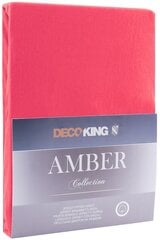 Decoking Amber -muotoonommeltu lakana, vadelma punainen hinta ja tiedot | DecoKing Koti ja keittiö | hobbyhall.fi