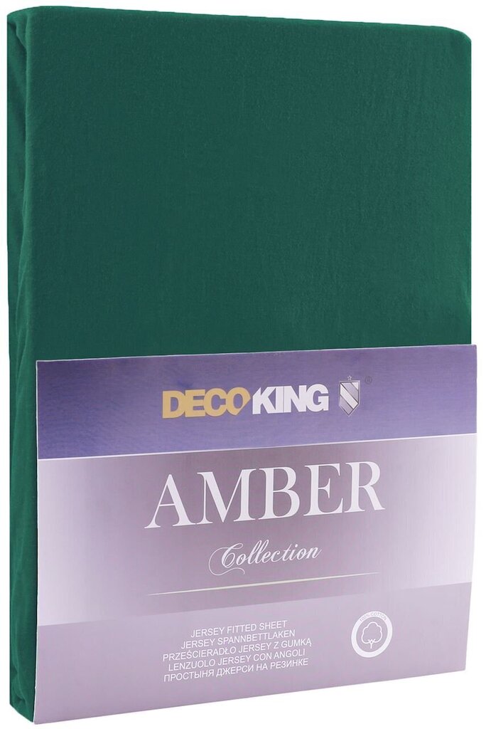 Decoking Amber -muotoonommeltu lakana, t.vihreä hinta ja tiedot | Lakanat | hobbyhall.fi