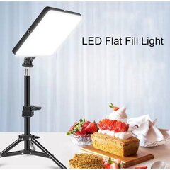 10" LED-valaisin jalustalla hinta ja tiedot | Valokuvaustarvikkeet | hobbyhall.fi