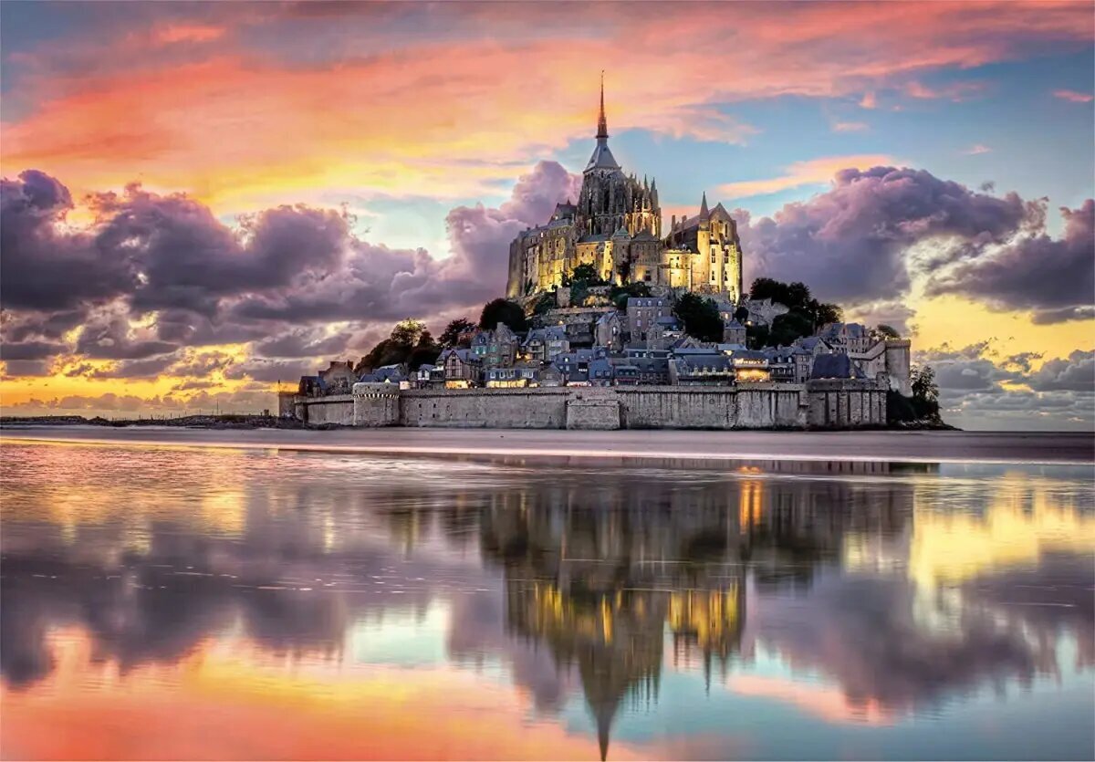 Palapeli Clementoni Upea Mont Saint-Michel, 1000 palaa hinta ja tiedot | Palapelit | hobbyhall.fi