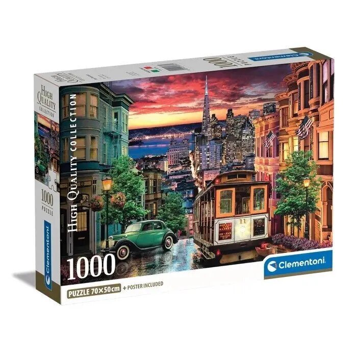 Palapeli Clementoni San Francisco, 1000 palaa hinta ja tiedot | Palapelit | hobbyhall.fi