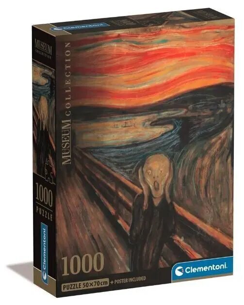 Palapeli 1000 kappaletta Kompakti museo L'Urlo Di Munch hinta ja tiedot | Palapelit | hobbyhall.fi