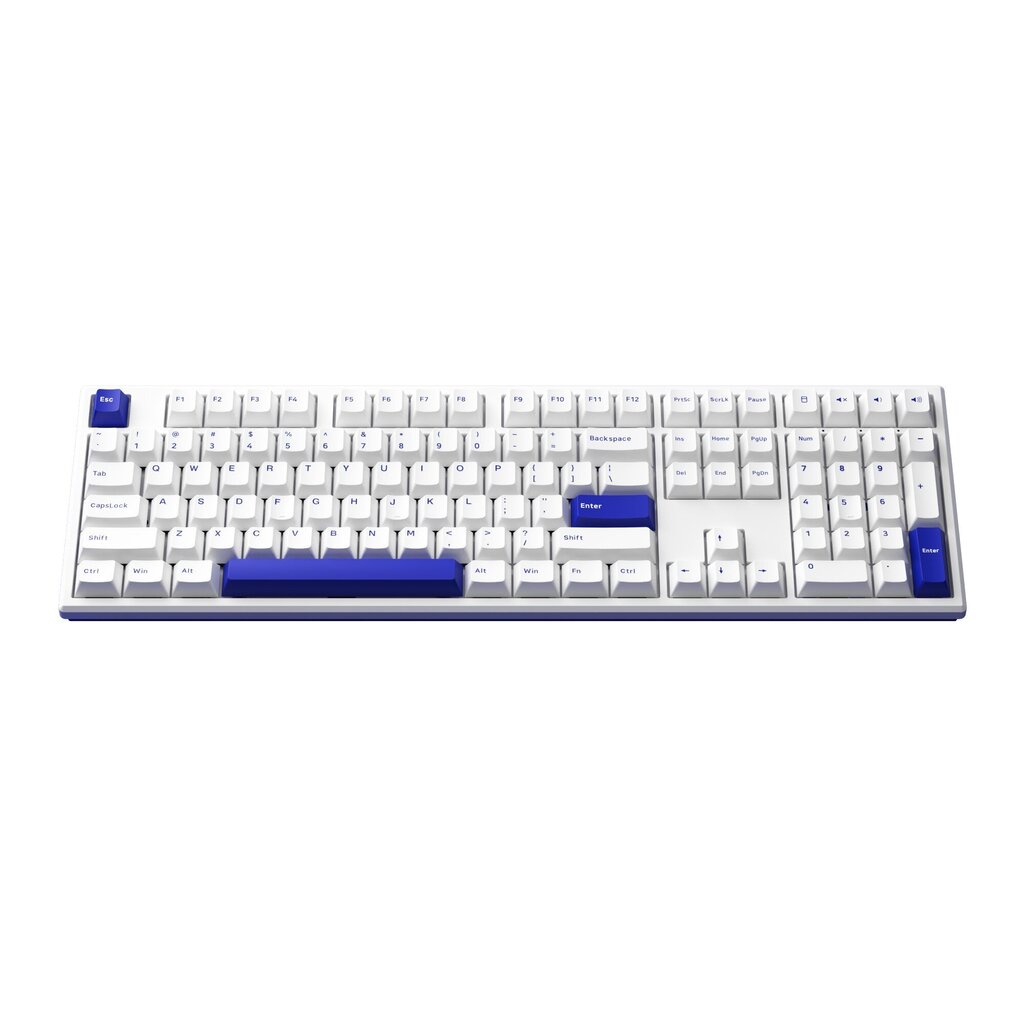 Akko MONSGEEK MG108B, V3 Pro Cream Yellow Switch, White, UK hinta ja tiedot | Näppäimistöt | hobbyhall.fi