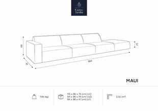 Moduulisohva Calme Jardin Maui, ruskea hinta ja tiedot | Puutarhatuolit | hobbyhall.fi