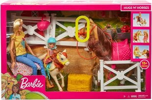 Barbie Hugs N Horses GLL70 hinta ja tiedot | Tyttöjen lelut | hobbyhall.fi