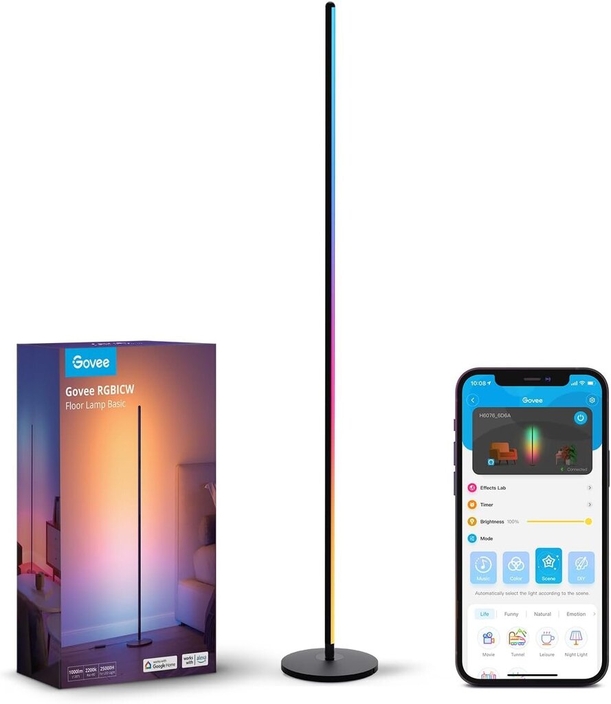 Govee RGBIC LED Floor Lamp hinta