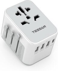 Tessan Travel Plug Adapter Worldwide hinta ja tiedot | Kytkimet ja pistorasiat | hobbyhall.fi