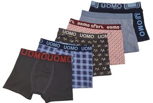 Miesten alushousut Uomo Mix 2, 6 kpl hinta ja tiedot | Uomo Muoti | hobbyhall.fi