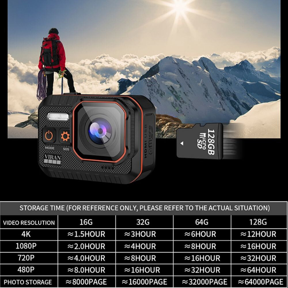 Toimintakamera Go Sport Pro 7 Ultra BERIMAX BRM_0202024 hinta ja tiedot | Action-kamerat | hobbyhall.fi