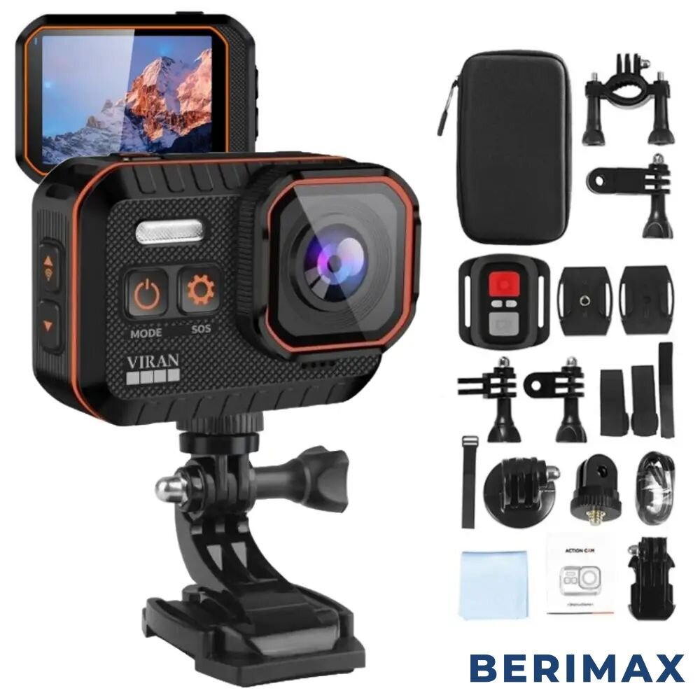 Toimintakamera Go Sport Pro 7 Ultra BERIMAX BRM_0202024 hinta ja tiedot | Action-kamerat | hobbyhall.fi