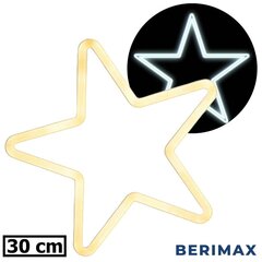 LED joulutähtikoriste Star Berimax, 30cm , valkoinen hinta ja tiedot | Berimax Joulu | hobbyhall.fi