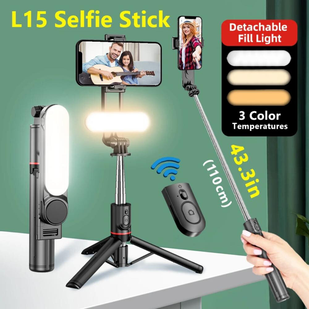 Selfie-tikku salamalla BERIMAX L15 hinta ja tiedot | Selfie-tikut ja -telineet | hobbyhall.fi