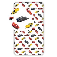 Cars I am speed -muotoonommeltu aluslakana, 90 x 200 + 25 cm hinta ja tiedot | Lakanat | hobbyhall.fi