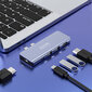 USB-C HUB 5in1 -sovitin 2x HDMI USB 3.0 Zenwire hinta ja tiedot | Adapterit | hobbyhall.fi