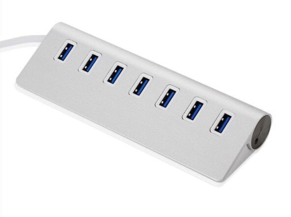 7 in 1 -keskitin 7x USB 3.0 -porttia Splitter Zenwire hinta ja tiedot | Adapterit | hobbyhall.fi