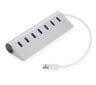 7 in 1 -keskitin 7x USB 3.0 -porttia Splitter Zenwire hinta ja tiedot | Adapterit | hobbyhall.fi