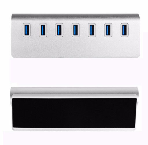 7 in 1 -keskitin 7x USB 3.0 -porttia Splitter Zenwire hinta ja tiedot | Adapterit | hobbyhall.fi