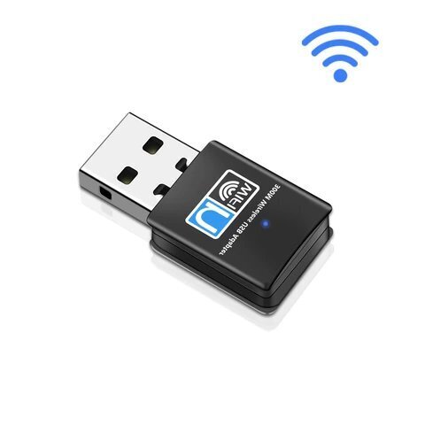 RoGer USB WiFi Adapter 802.11n / 300mbps / RTL8192EU hinta ja tiedot | Adapterit | hobbyhall.fi