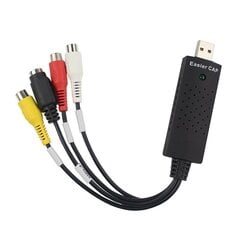 RoGer USB Signal Capture Card for AV / RCA/ S-Video / NTSC, PAL hinta ja tiedot | Adapterit | hobbyhall.fi