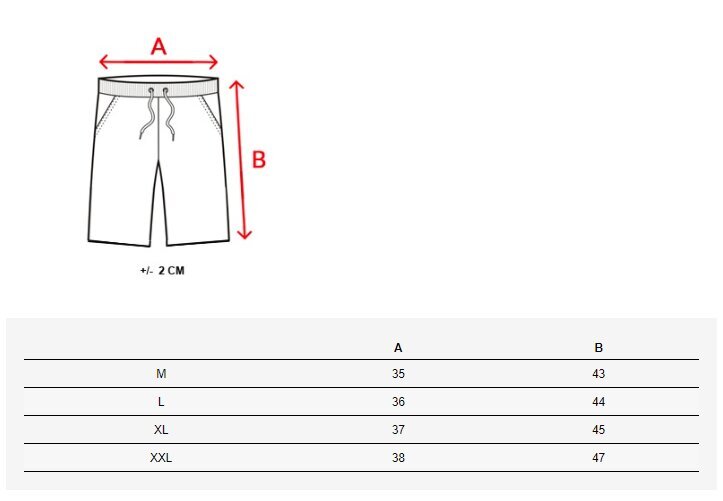 Kuket-shortsit, musta hinta ja tiedot | Miesten uimahousut ja -shortsit | hobbyhall.fi