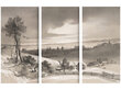 Triptyykki Vilnan maisema, 150 x 100 cm, Wolf Kult hinta ja tiedot | Taulut | hobbyhall.fi