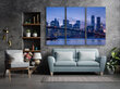 Triptyykki Manhattan-panoraama, 150 x 100 cm, Wolf Kult hinta ja tiedot | Taulut | hobbyhall.fi