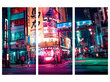 Triptyykki Tokion kadut, 150 x 100 cm, Wolf Kult hinta ja tiedot | Taulut | hobbyhall.fi